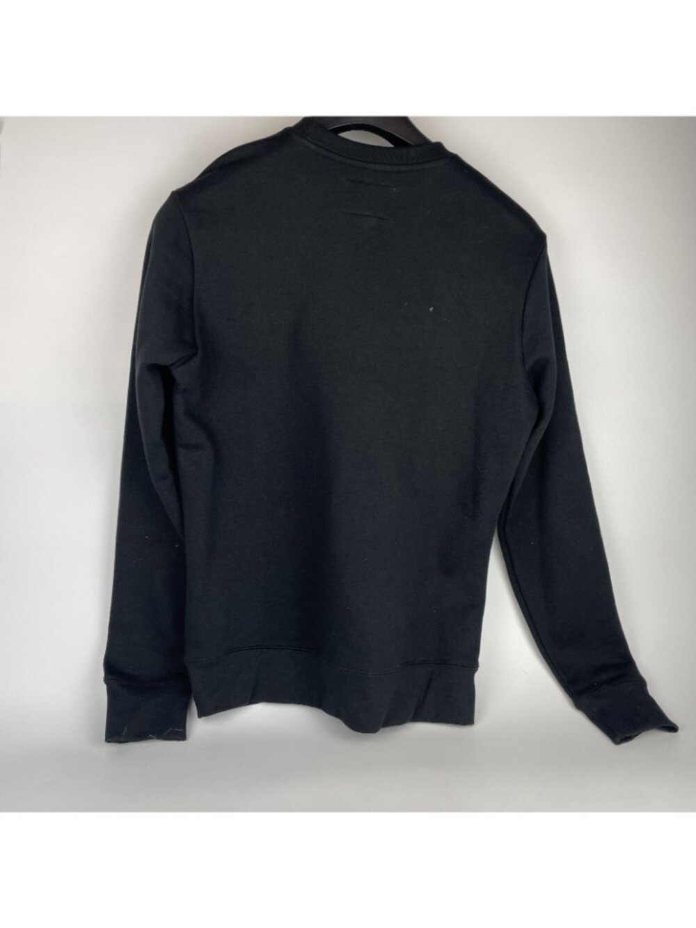 Champion Men’s Sweatshirt Black Logo Crewneck – Size Small (S) – Style 15763 - Picture 3 of 4